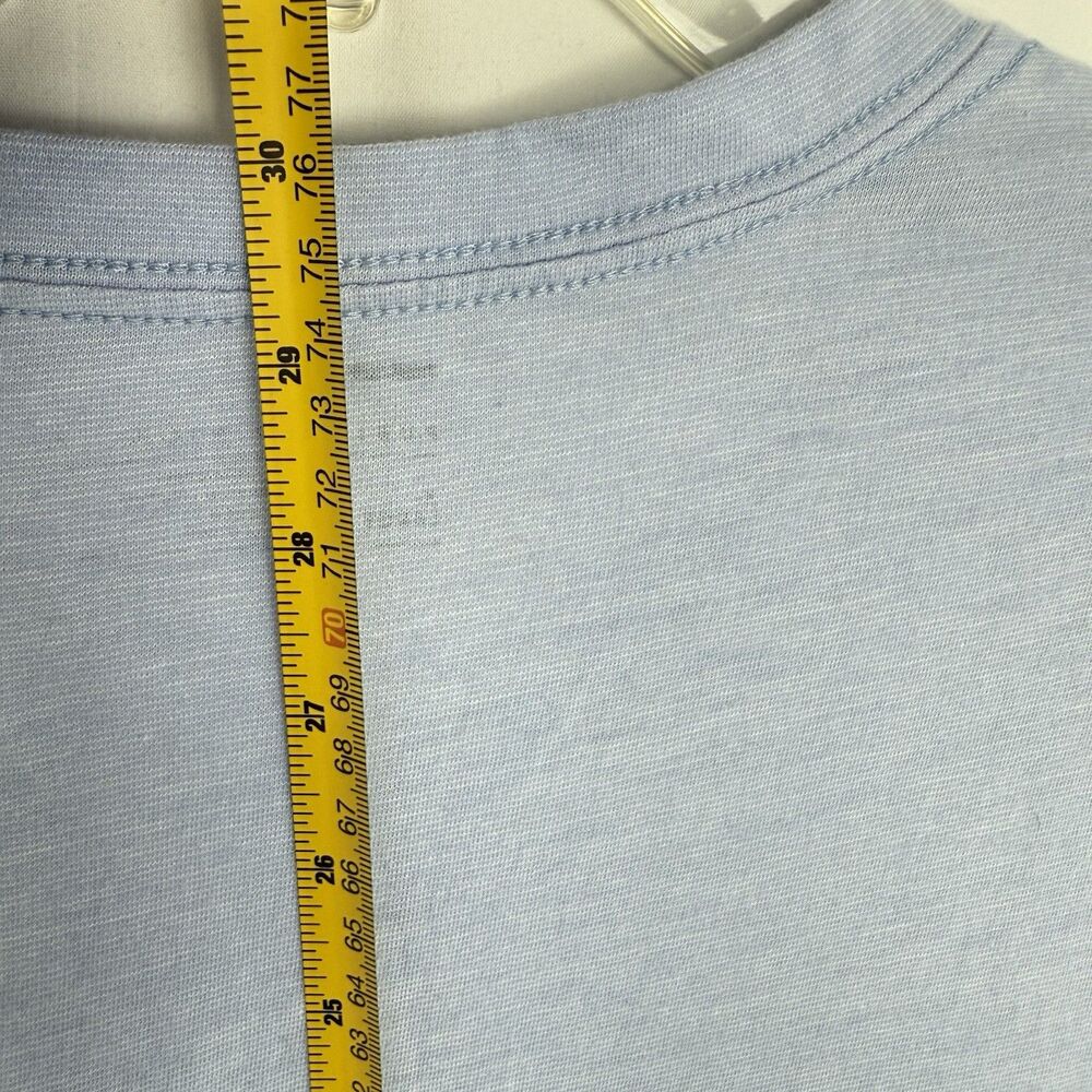 Public Opinion Men's Blue V-Neck T Shirt Tee XL Short Sleeve - Picture 11 of 12